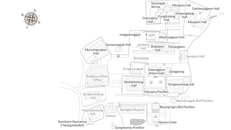 Layout of Seonamsa Temple