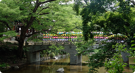 Geungnakgyo Bridge of Magoksa Temple